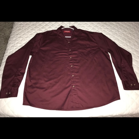 Wrangler long sleeve button down shirt size 2XL - Picture 3 of 6